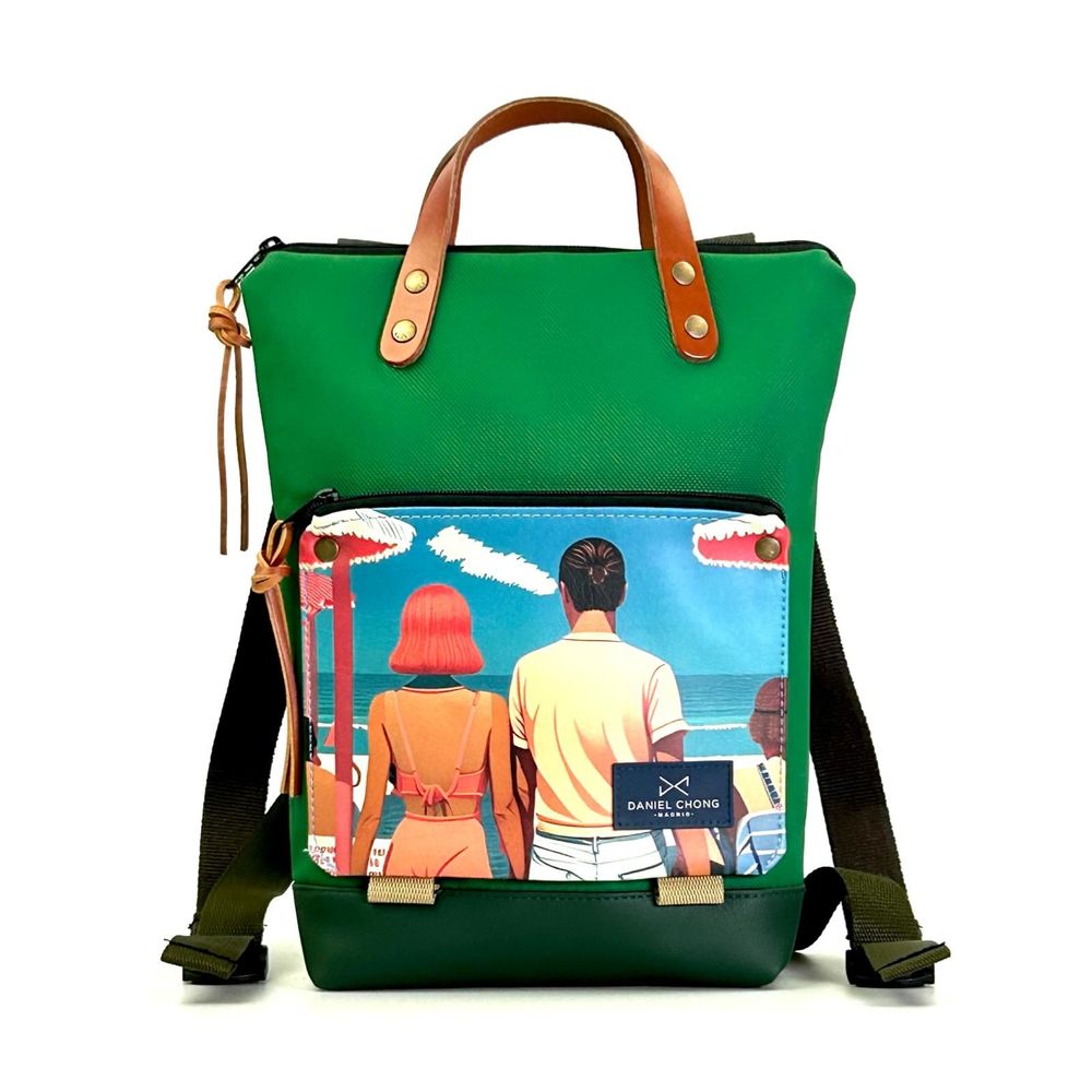 Bags and totes - Waterproof Illustrated Mini Book Holder Backpack - DANIEL CHONG