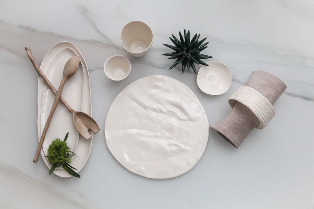 Assiettes de réception - ASSIETTE EN GRES CHEF - COLLECTION ASTRA - MAISON GALA