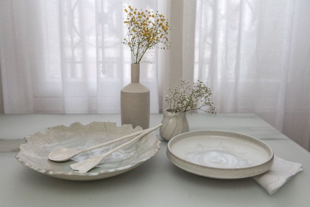 Assiettes de réception - ASSIETTE EN GRES CHEF - COLLECTION ASTRA - MAISON GALA