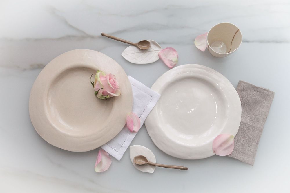 Assiettes de réception - ASSIETTE EN GRES CHEF - COLLECTION ASTRA - MAISON GALA