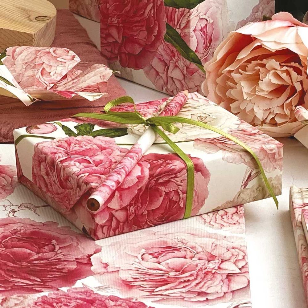 Papeterie - Papier décoratif "Peonie" - TASSOTTI - ITALY