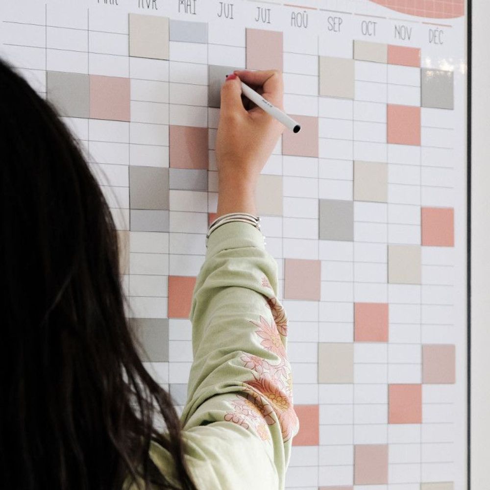 Stationery - Magnetic wall calendar - ANNUAL planner - FERFLEX