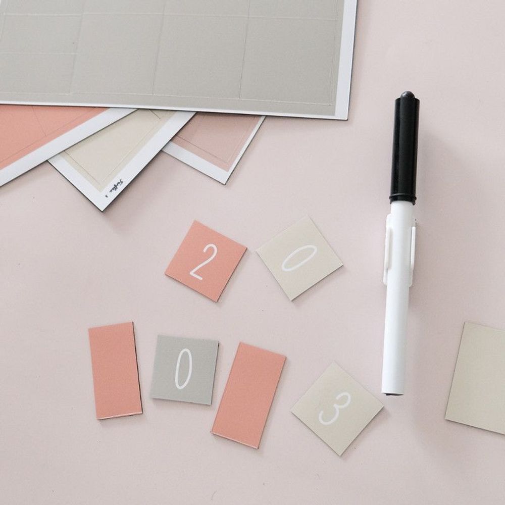 Stationery - Magnetic wall calendar - ANNUAL planner - FERFLEX