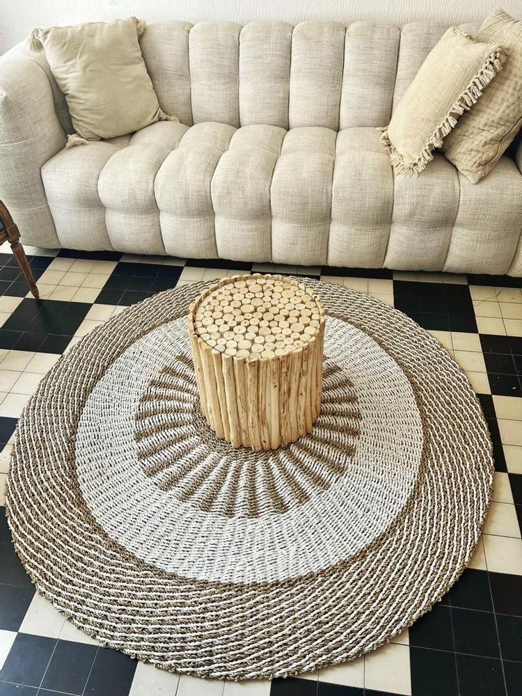 Tapis - Tapis rond en fibres naturelles (Bali) - TO1M200 - BALINAISA