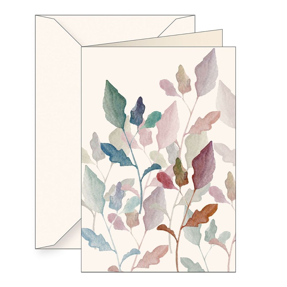 Carterie - Cartes de vœux avec enveloppe "Foglie di fantasia" - TASSOTTI - ITALY