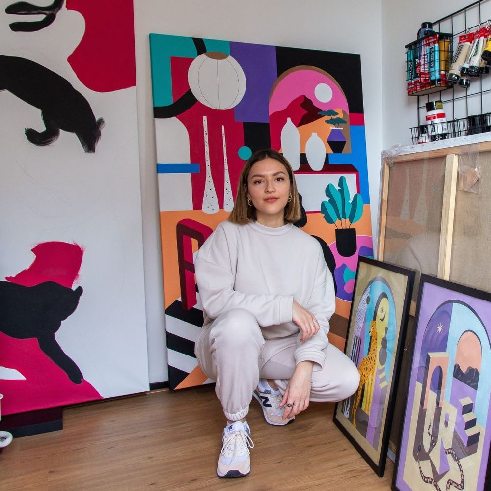 Other wall decoration - PRESENTATION OF ARTIST MARIAH BIRSAK - EYEFOOD FACTORY