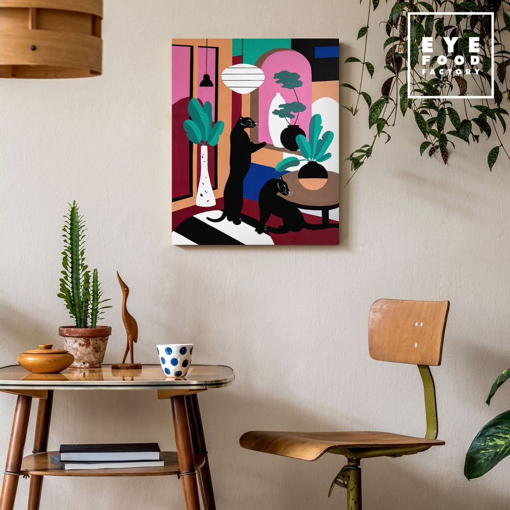 Other wall decoration - PRESENTATION OF ARTIST MARIAH BIRSAK - EYEFOOD FACTORY