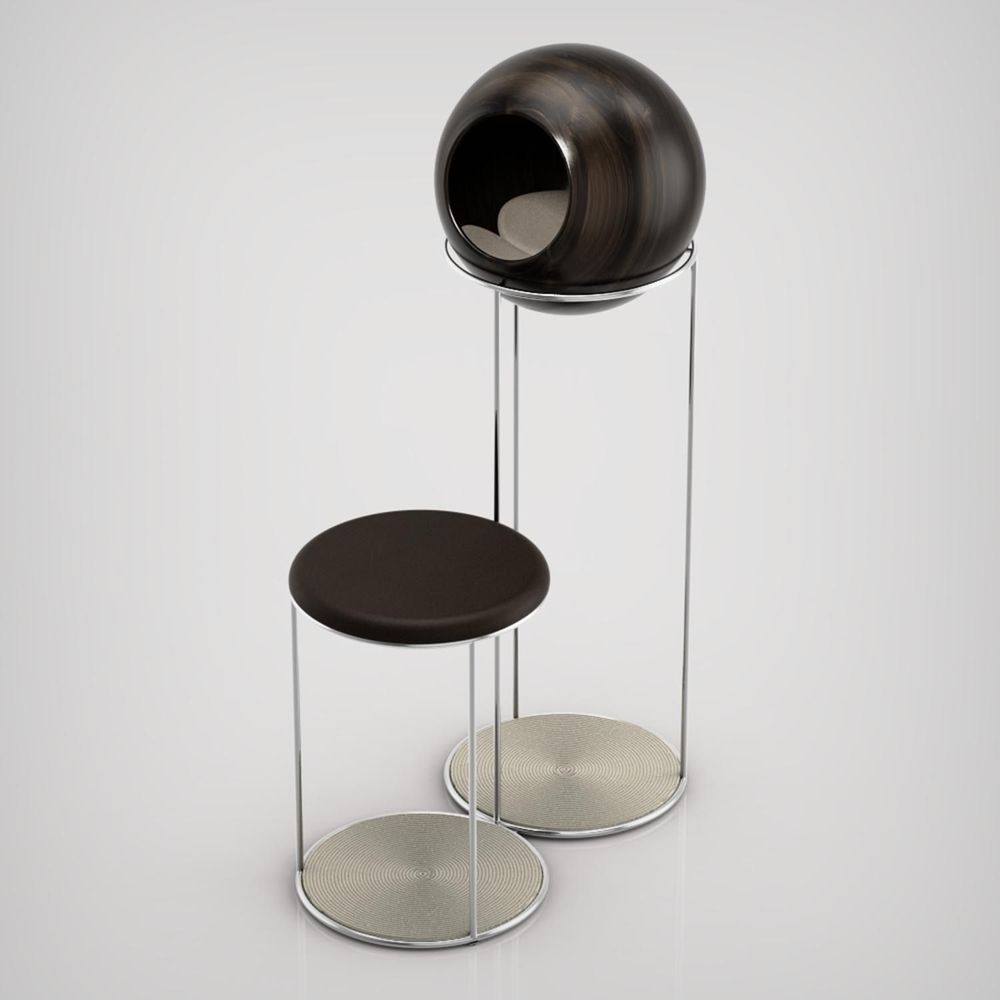 Pet accessories - ZENITH SOLID WOOD CAT TREE - BOGAREL
