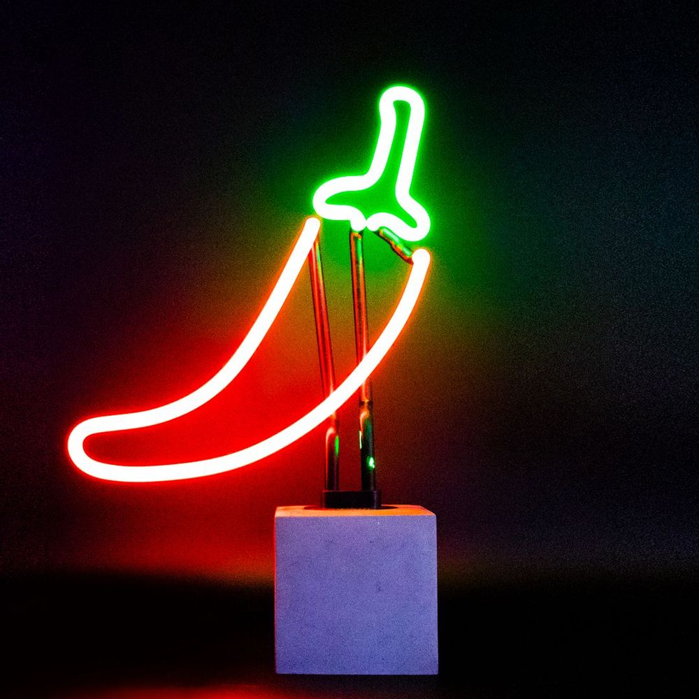 Table lamps - Neon 'Chilli Sign' - LOCOMOCEAN