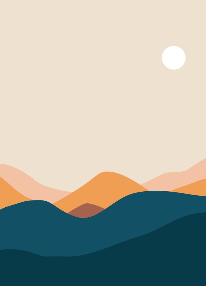 Wallpaper - Sun dunes panoramic wallpaper - EASY D&CO BY HD86