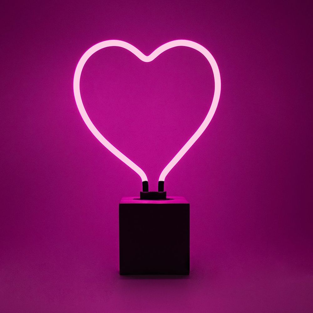 Table lamps - Neon 'Heart' Sign - LOCOMOCEAN