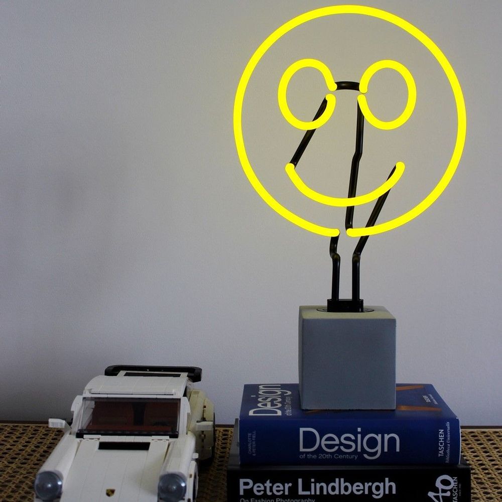 Table lamps - Neon 'Smiley' Sign - LOCOMOCEAN