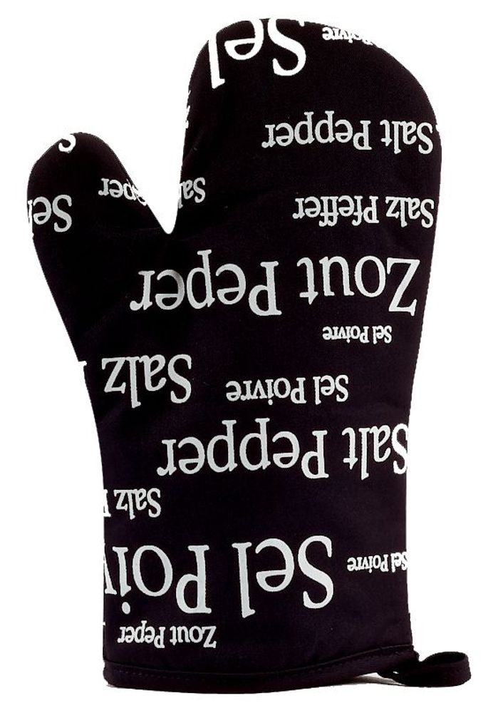 Potholders - Glove Sel & Poivre Noir 18 X 28 - MAISON VIVARAISE – SDE VIVARAISE WINKLER