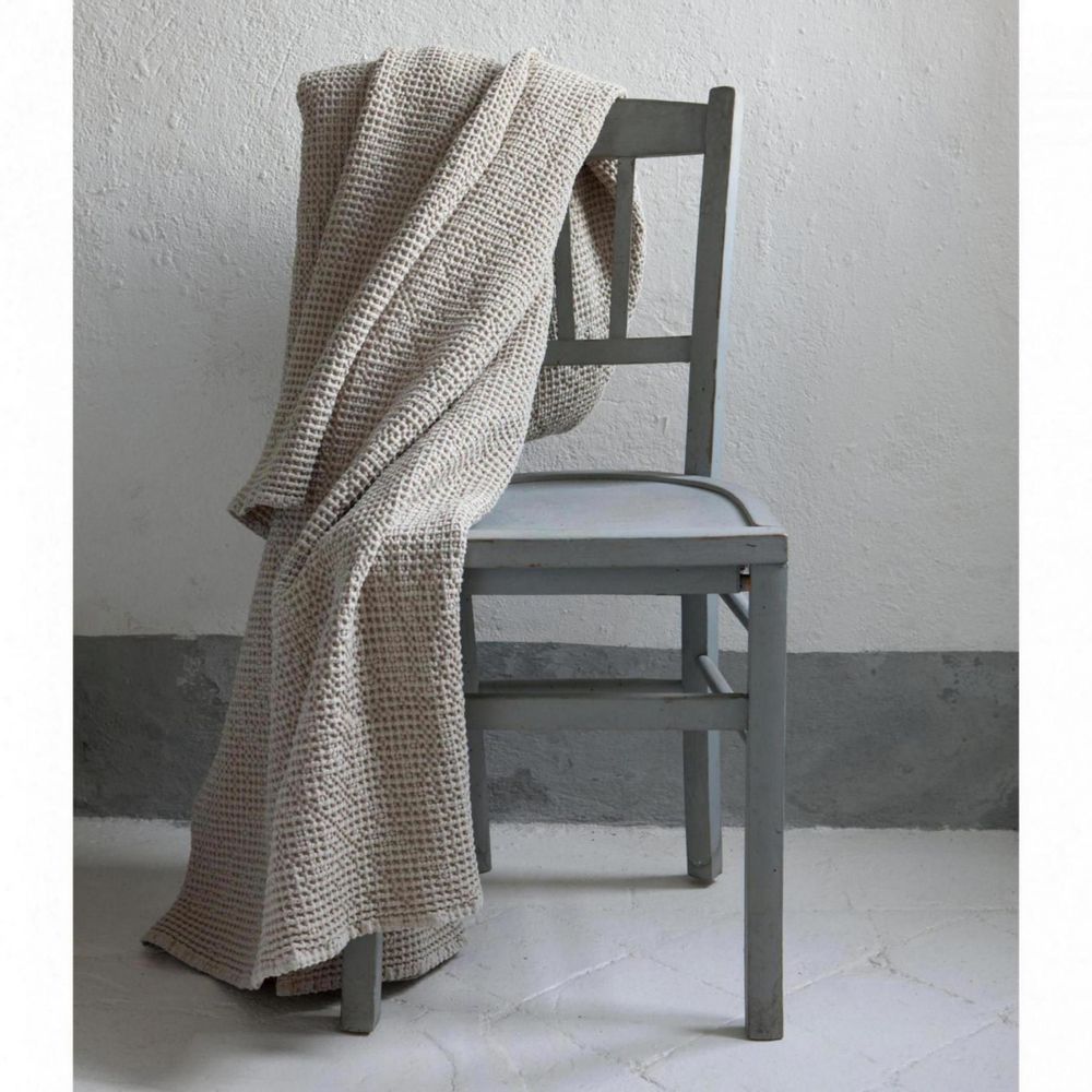 Linge de lit - Jeté de lit Maia Blanc 260 x 260 - MAISON VIVARAISE - SDE VIVARAISE WINKLER