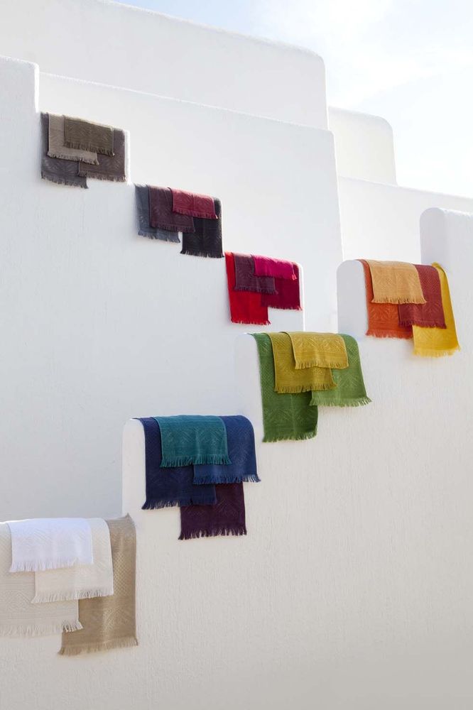 Bath towels - Hand Towel Zoe Craie 50 X 100 - MAISON VIVARAISE – SDE VIVARAISE WINKLER
