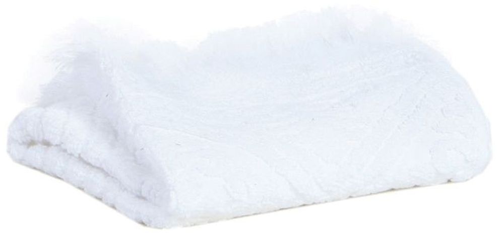 Bath towels - Hand Towel Zoe Neige 50 X 100 - MAISON VIVARAISE – SDE VIVARAISE WINKLER