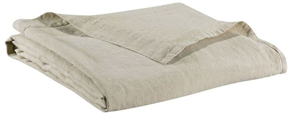 Bed linens - Flat Sheet Stonewashed Zeff Naturel 240 X 300 - MAISON VIVARAISE – SDE VIVARAISE WINKLER