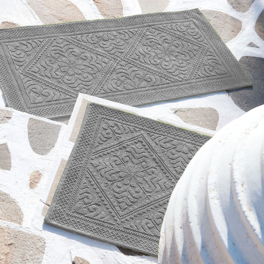 Serviettes de bain - Tapis de Bain Enzo Orage 54 X 64 - MAISON VIVARAISE – SDE VIVARAISE WINKLER