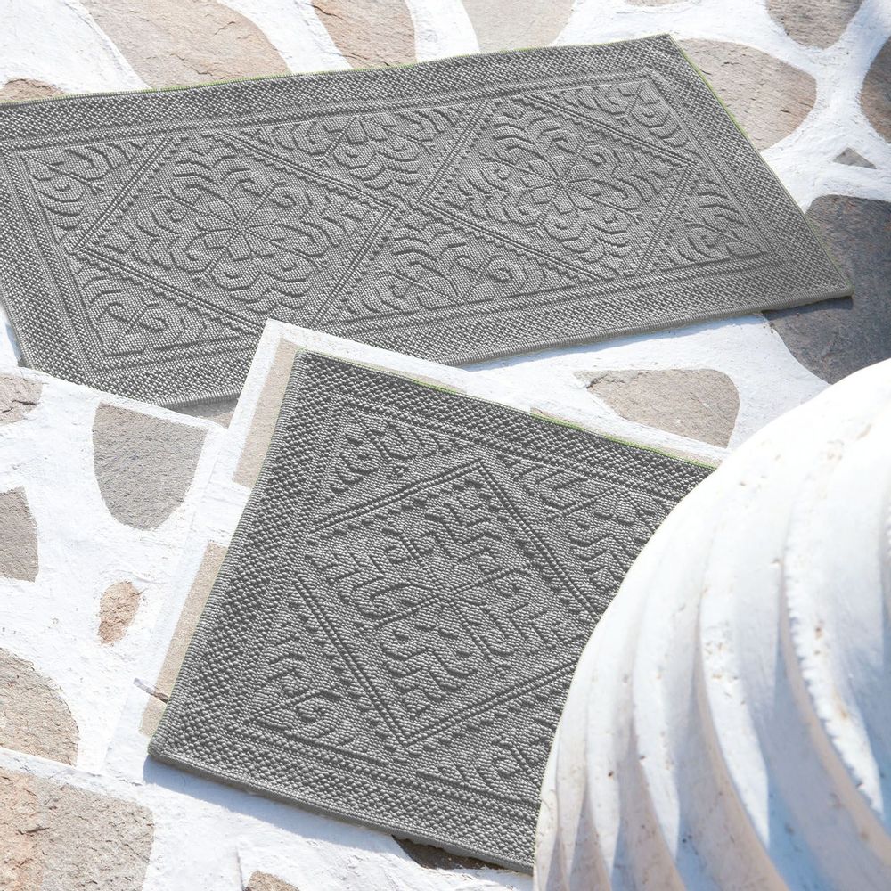Serviettes de bain - Tapis de Bain Enzo Orage 54 X 110 - MAISON VIVARAISE – SDE VIVARAISE WINKLER