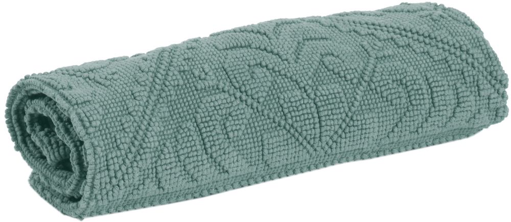 Serviettes de bain - Tapis de Bain Enzo Vert de gris 54 X 64 - MAISON VIVARAISE – SDE VIVARAISE WINKLER