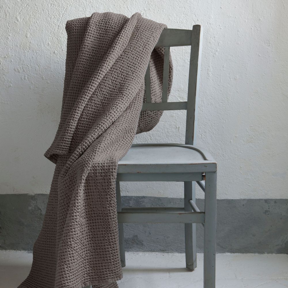 Bed linens - Bed Cover Stonewashed Maia Orage 180 X 260 - MAISON VIVARAISE – SDE VIVARAISE WINKLER