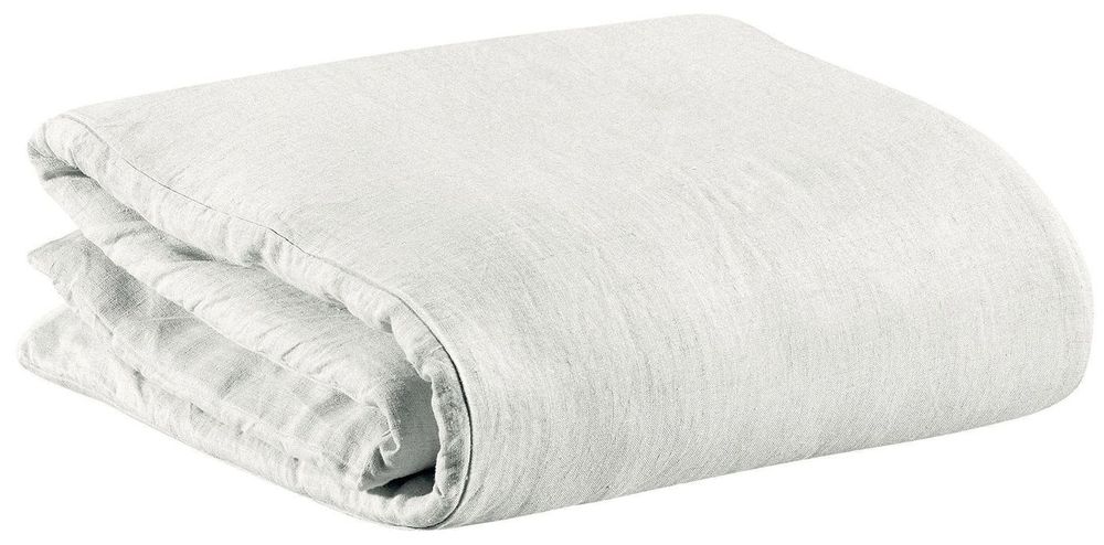 Bed linens - Duvet Cover Stonewashed Zeff Blanc 240 X 220 - MAISON VIVARAISE – SDE VIVARAISE WINKLER