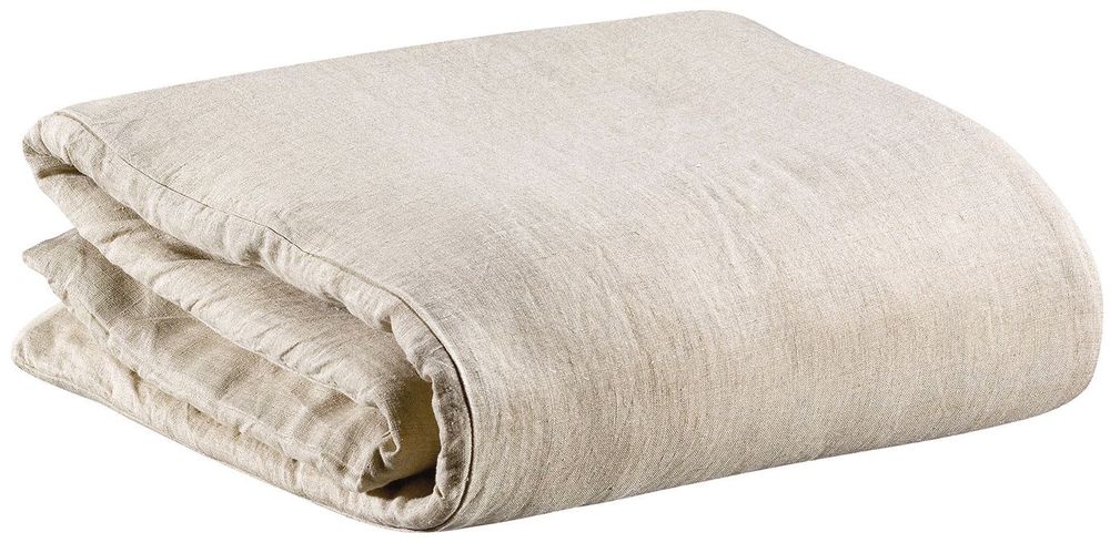 Bed linens - Duvet Cover Stonewashed Zeff Naturel 140 X 200 - MAISON VIVARAISE - SDE VIVARAISE WINKLER