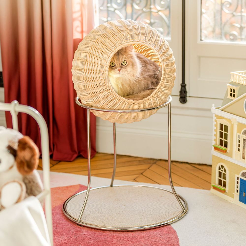 Accessoires animaux - ARBRE À CHAT DE LUXE STELLAR EN OSIER - BOGAREL