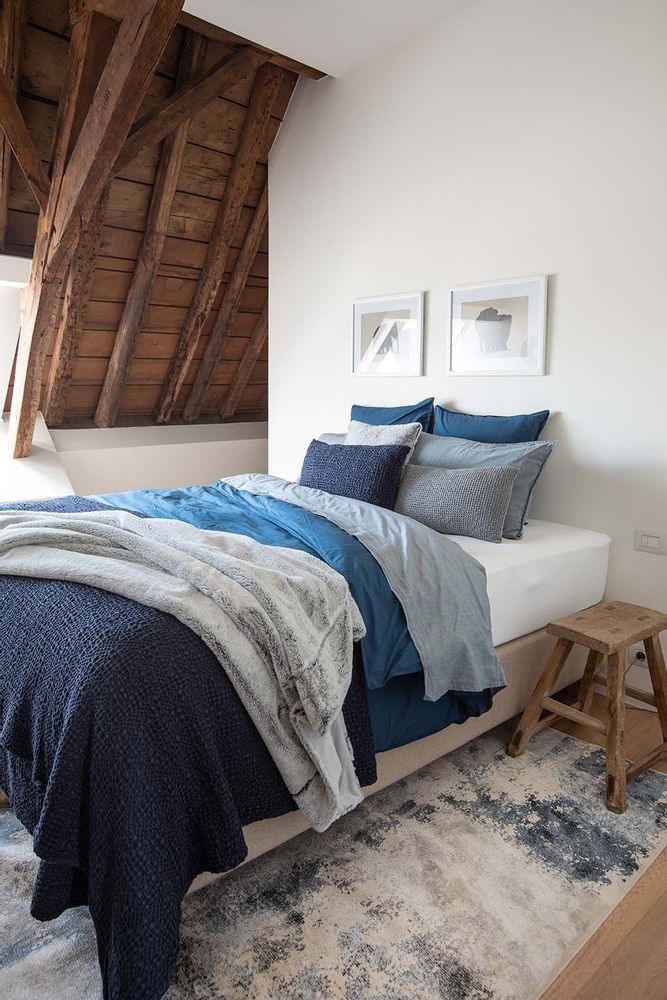 Bed linens - Flat Sheet Moony Acier 240 X 300 - MAISON VIVARAISE - SDE VIVARAISE WINKLER