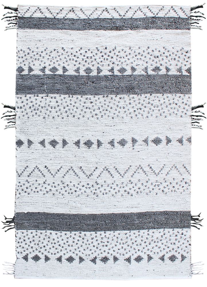 Rugs - Rug Callista Blanc/Noir 160 X 230 - MAISON VIVARAISE – SDE VIVARAISE WINKLER