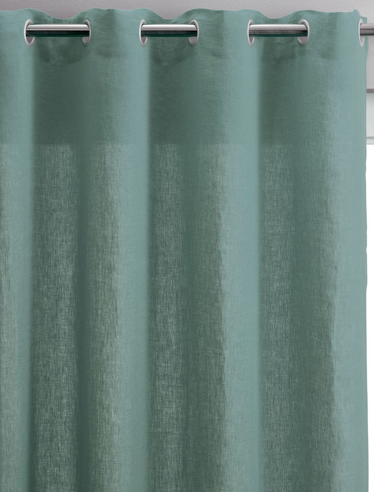 Curtains and window coverings - Curtain Voile Zeff Vert De Gris 140 X 280 - MAISON VIVARAISE - SDE VIVARAISE WINKLER