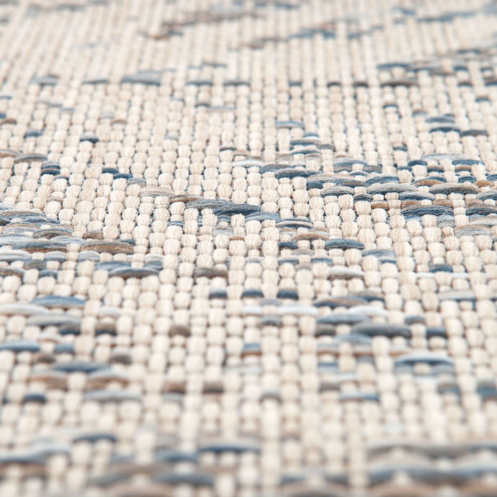 Tapis - Tapis Evora outdoor Acier 200 x 290 - MAISON VIVARAISE - SDE VIVARAISE WINKLER