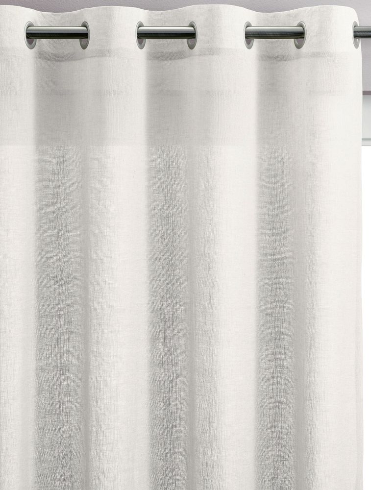 Curtains and window coverings - Curtain Voile Zeff Blanc 140 X 280 - MAISON VIVARAISE – SDE VIVARAISE WINKLER