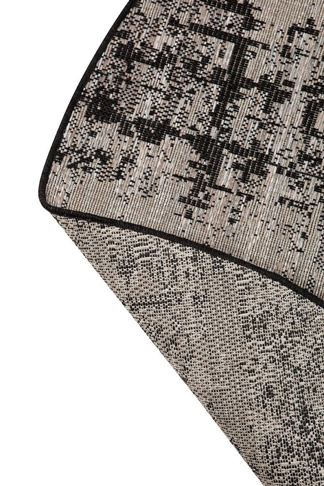 Tapis - Tapis Catania outdoor Noir Diamètre 160 - MAISON VIVARAISE - SDE VIVARAISE WINKLER