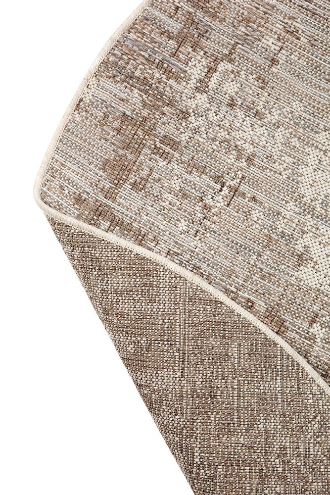 Tapis - Tapis Catania outdoor Naturel Diamètre 160 - MAISON VIVARAISE - SDE VIVARAISE WINKLER