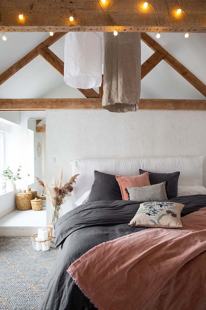 Linge de lit - Housse de couette Zeff Tonnerre 140 x 200 - MAISON VIVARAISE - SDE VIVARAISE WINKLER