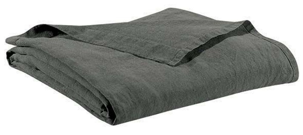 Bed linens - Flat Sheet Stonewashed Zeff Tonnerre 240 X 300 - MAISON VIVARAISE – SDE VIVARAISE WINKLER
