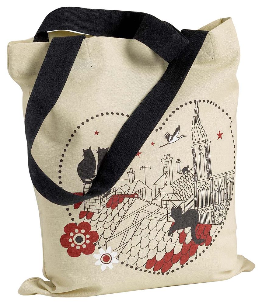 Sacs et cartables - Sac Chats Coeur Beige 40 x 35 - MAISON VIVARAISE – SDE VIVARAISE WINKLER