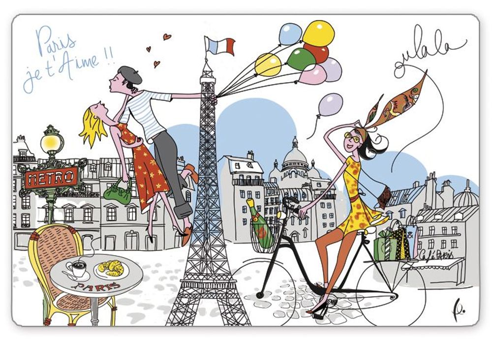 Sets de table - Set de table La Parisienne 30 x 45 - MAISON VIVARAISE – SDE VIVARAISE WINKLER
