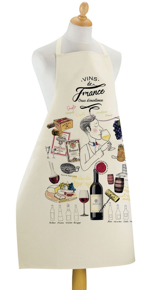 Aprons - XL Apron Crus D'Excellence Ecru 72 X 96 - MAISON VIVARAISE – SDE VIVARAISE WINKLER