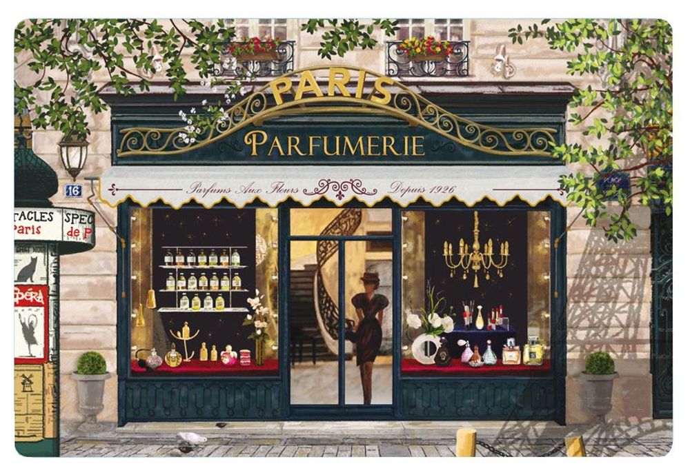 Placemats - Placemat Parfumerie Paris Assortis 30 X 45 - MAISON VIVARAISE - SDE VIVARAISE WINKLER