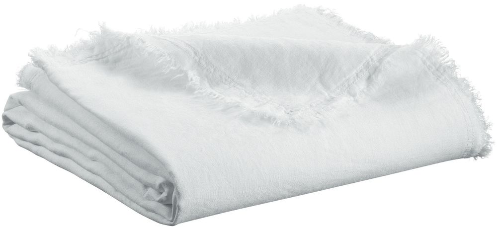 Plaids - Plaid Zeff Nomade Blanc 130 x 180 - MAISON VIVARAISE – SDE VIVARAISE WINKLER