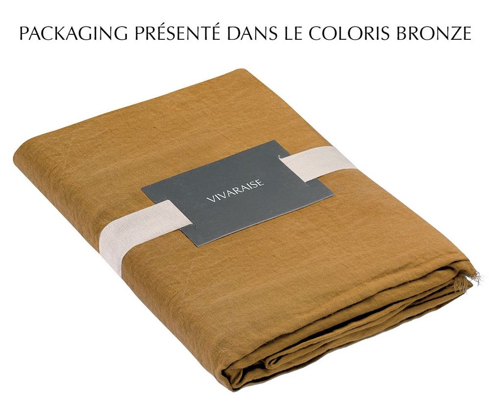 Plaids - Plaid Zeff Nomade Bronze 130 x 180 - MAISON VIVARAISE – SDE VIVARAISE WINKLER