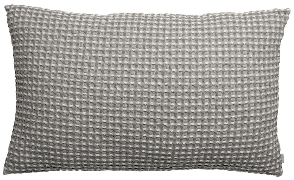 Cushions - Cushion Stonewashed Naga Vichy Gris 40 X 65 - MAISON VIVARAISE - SDE VIVARAISE WINKLER