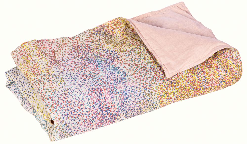Linge de lit - Edredon Daphne Naturel 80 x 180 - MAISON VIVARAISE - SDE VIVARAISE WINKLER
