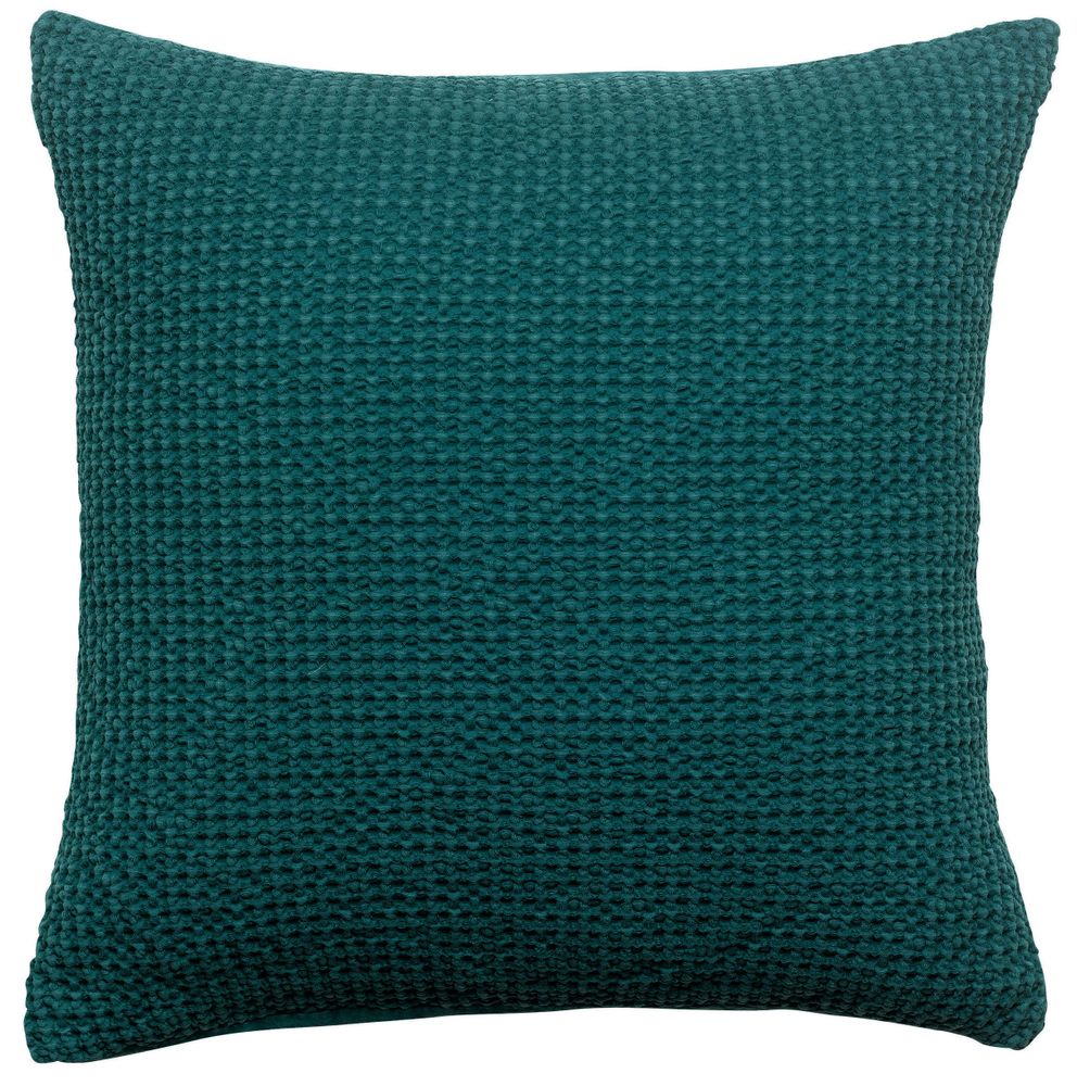 Cushions - Cushion Stonewashed Maia Petrole 45 X 45 - MAISON VIVARAISE – SDE VIVARAISE WINKLER