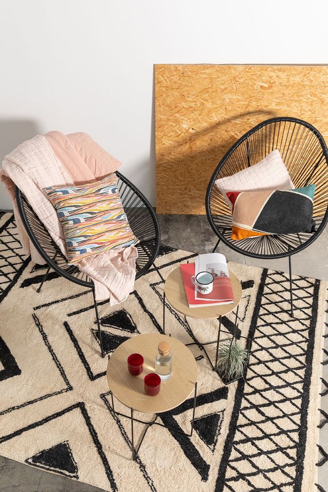 Plaids - Plaid Miha Aubepine 120 x 180 - MAISON VIVARAISE - SDE VIVARAISE WINKLER