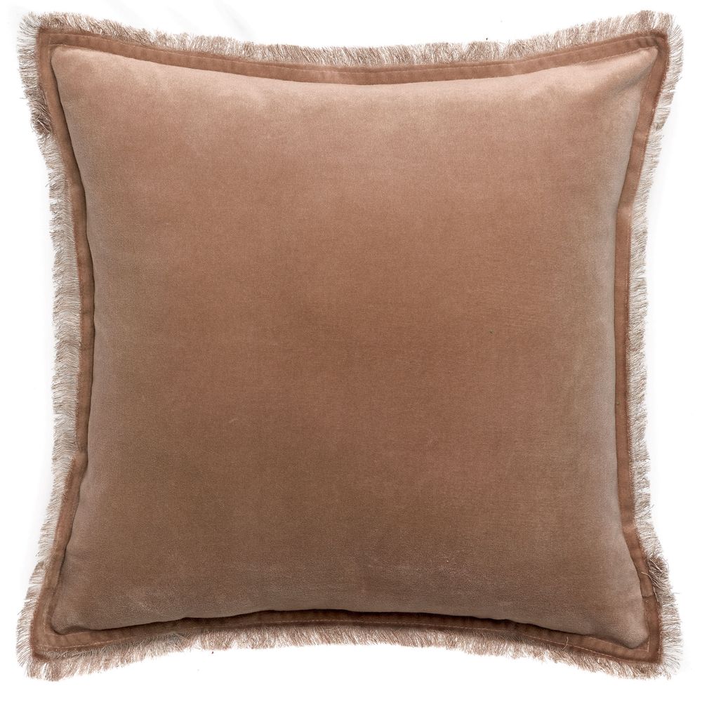 Coussins - Coussin uni Fara Sésame 45 x 45 - MAISON VIVARAISE - SDE VIVARAISE WINKLER
