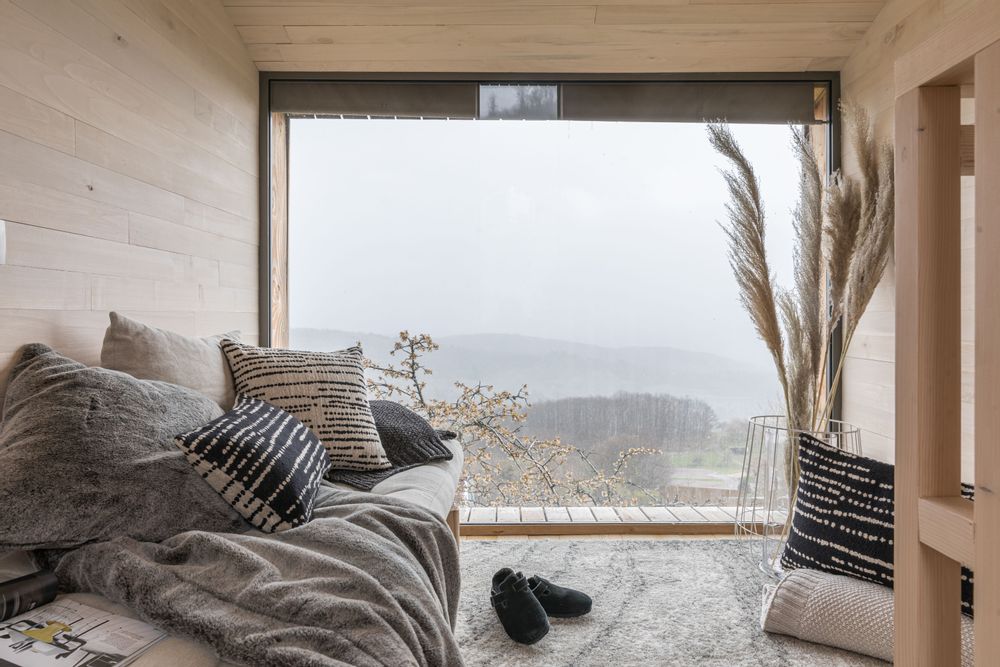 Coussins - Coussin Kinta Carbone 45 x 45 - MAISON VIVARAISE - SDE VIVARAISE WINKLER