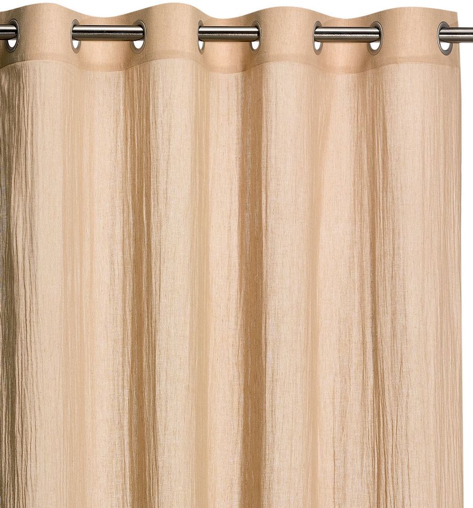 Rideaux et voilages - Rideau voile Zeff Sable 140 x 280 - MAISON VIVARAISE - SDE VIVARAISE WINKLER